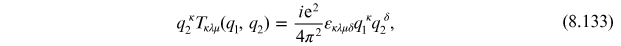 Equation (8.133)