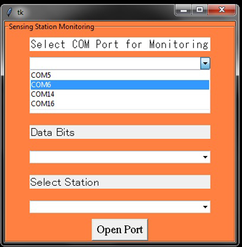GUI-based software development for sensor data collection, data ...