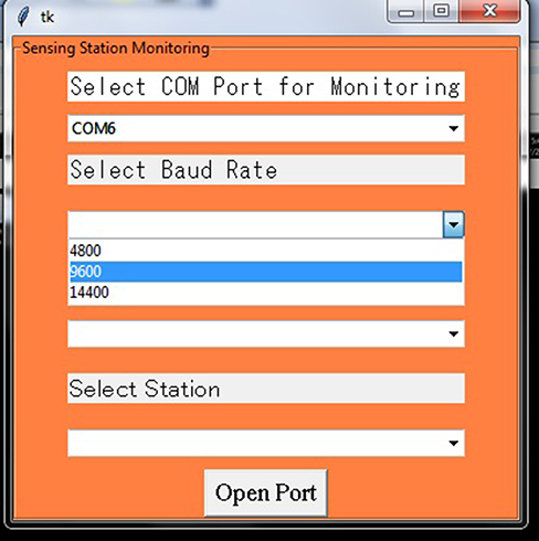GUI-based software development for sensor data collection, data ...