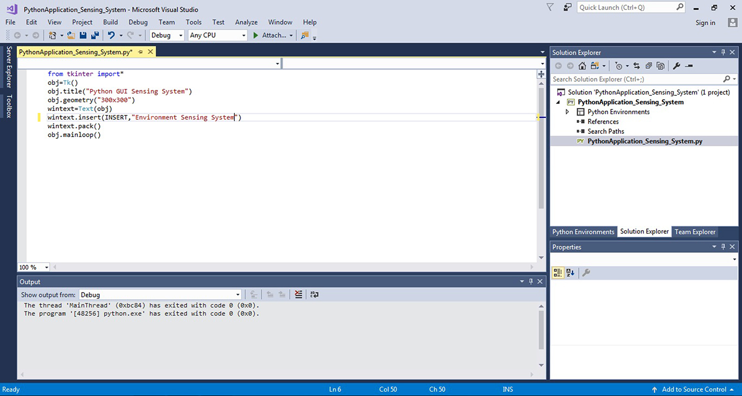 GUI-based software development for sensor data collection, data ...