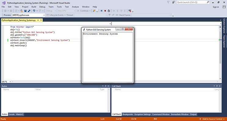 GUI-based software development for sensor data collection, data ...