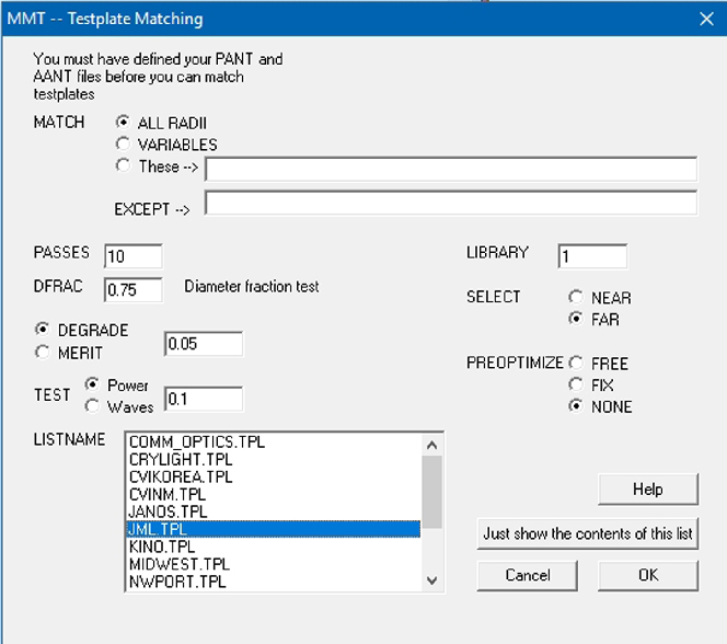 Matc Tab Testing Testplate matching - Book chapter - IOPscience