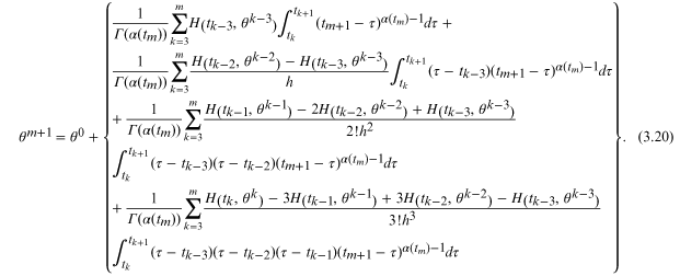 Numerical solution of fractal-fractional variable orders differential ...