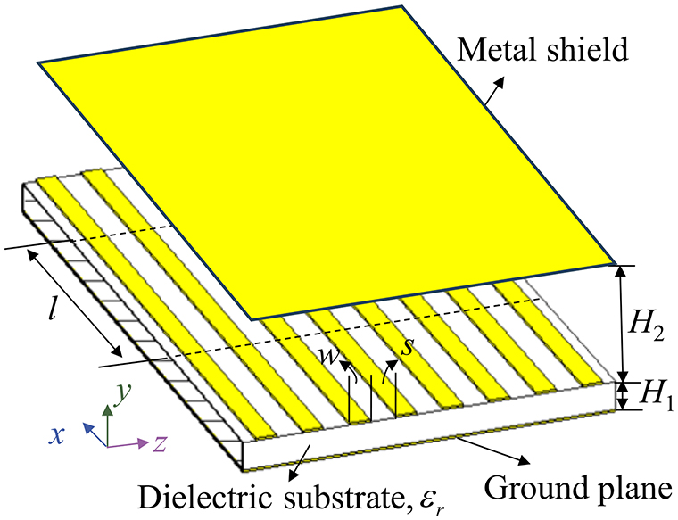 Microstrip meander-line slow-wave structure - Book chapter