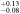 ${}_{-0.08}^{+0.13}$