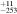 ${}_{-253}^{+11}$