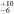 ${}_{-6}^{+10}$