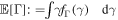 ${\mathbb{E}}[{\rm{\Gamma }}]:=\int \gamma {f}_{{\rm{\Gamma }}}(\gamma )\,{\rm{d}}\gamma $
