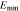 ${E}_{{\rm{\min }}}$