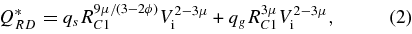 Equation (2)