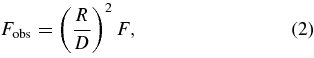 Equation (2)