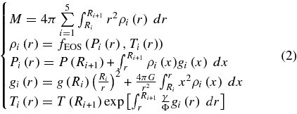 Equation (2)