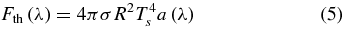 Equation (5)