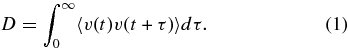 Equation (1)