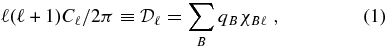 Equation (1)
