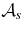 $ {\cal A}_s$