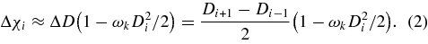 Equation (2)