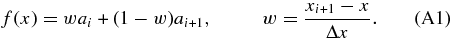 Equation (A1)