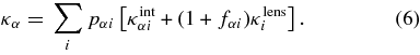 Equation (6)