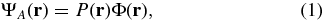 Equation (1)