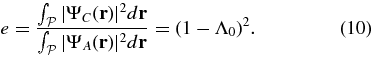 Equation (10)