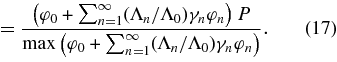 Equation (17)