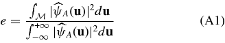 Equation (A1)