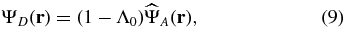 Equation (9)
