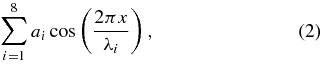 Equation (2)