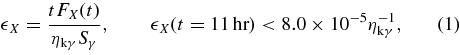 Equation (1)