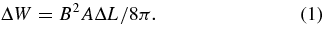 Equation (1)