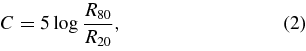 Equation (2)