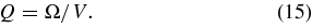 Equation (15)
