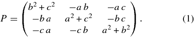 Equation (1)