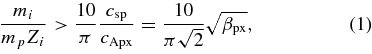 Equation (1)