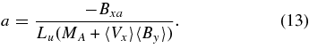 Equation (13)