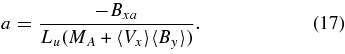 Equation (17)