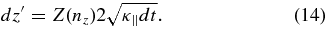 Equation (14)