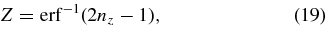 Equation (19)