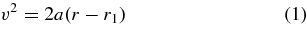 Equation (1)