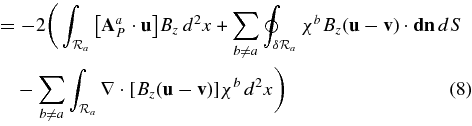 Equation (8)