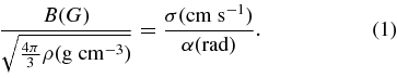 Equation (1)