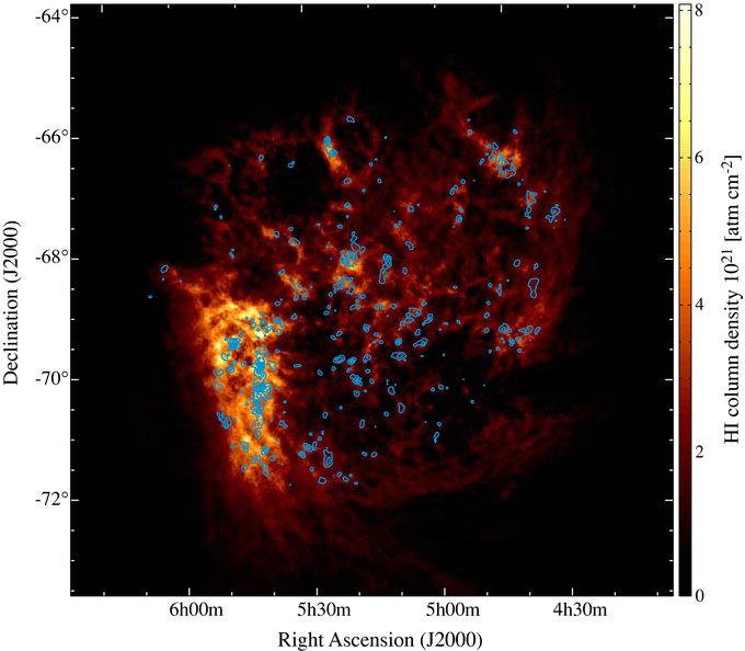 MOLECULAR AND ATOMIC GAS IN THE LARGE MAGELLANIC CLOUD. II. THREE ...
