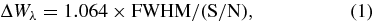 Equation (1)