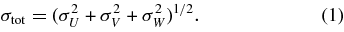 Equation (1)