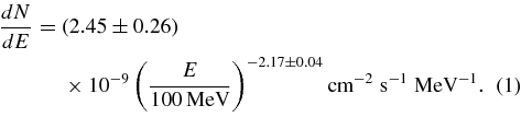 Equation (1)