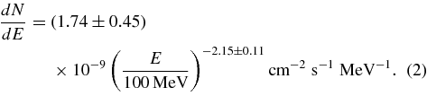 Equation (2)