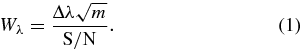 Equation (1)