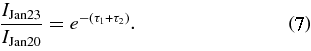 Equation (7)
