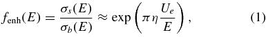 Equation (1)